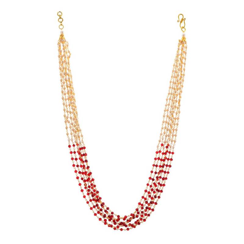 fancy moti necklace