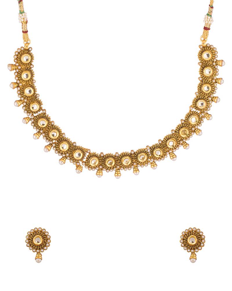 Buy Necklace Set With a Beaded Appearance Online