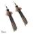 Copper bud Chain earrings