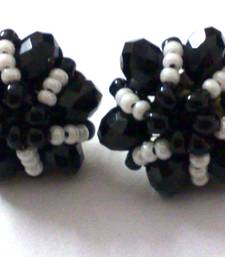 Buy Black Crystal Ear tops Earring online, Buy Earrings online