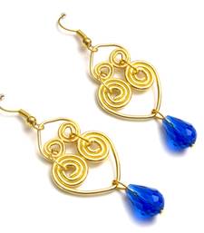 Buy 18k Gold plated Twin heart earrings Earring online