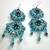 Blue Crystals - Ear Danglers