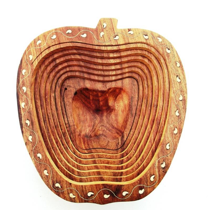 Buy Handcarved fruit basket Online