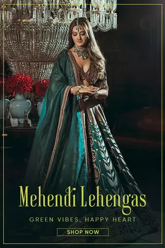 Mehendi Lehenga