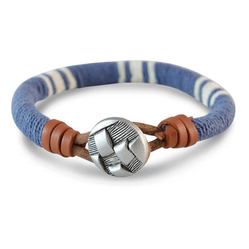 Buy Light Blue Thread Bracelet for Men Online