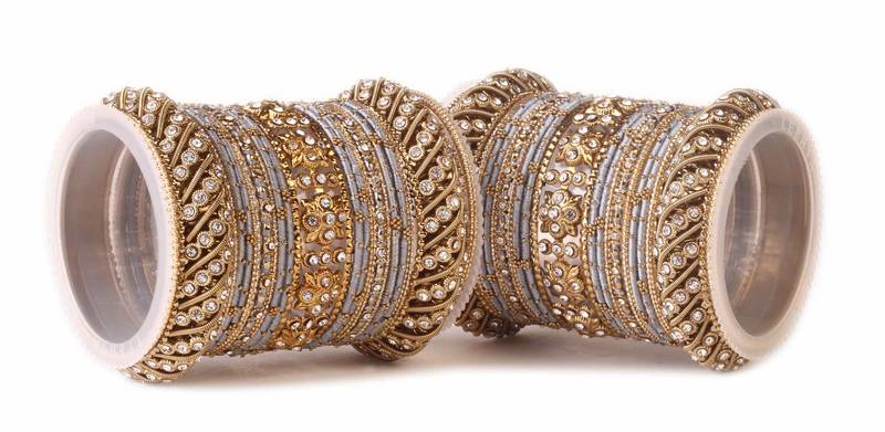gray colour bangles
