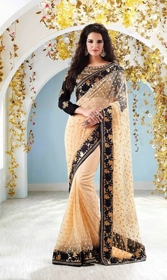 designer party wear heavy saree