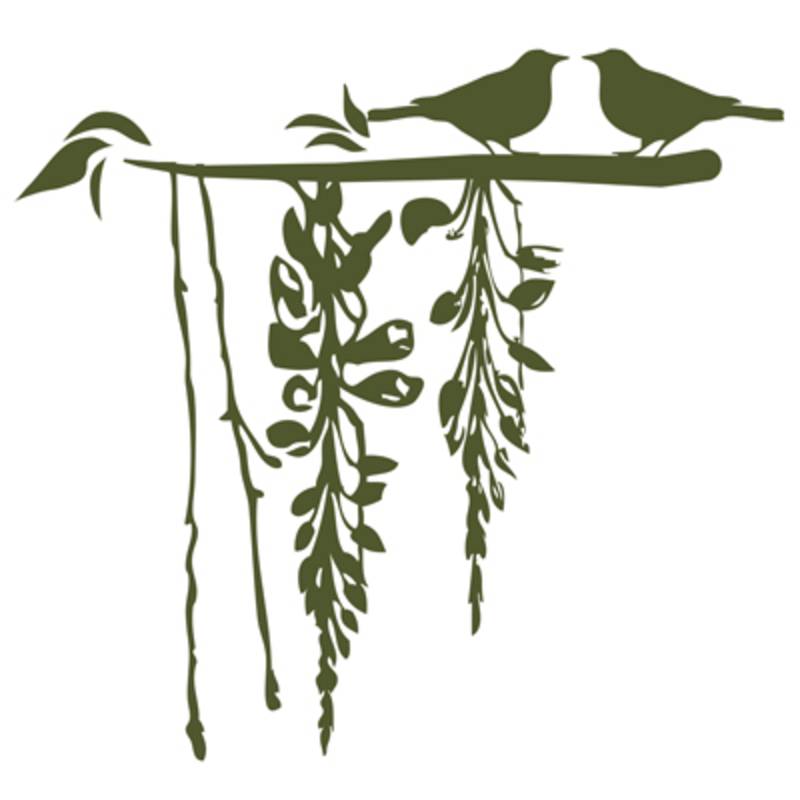 Buy Birds in love wall art Online